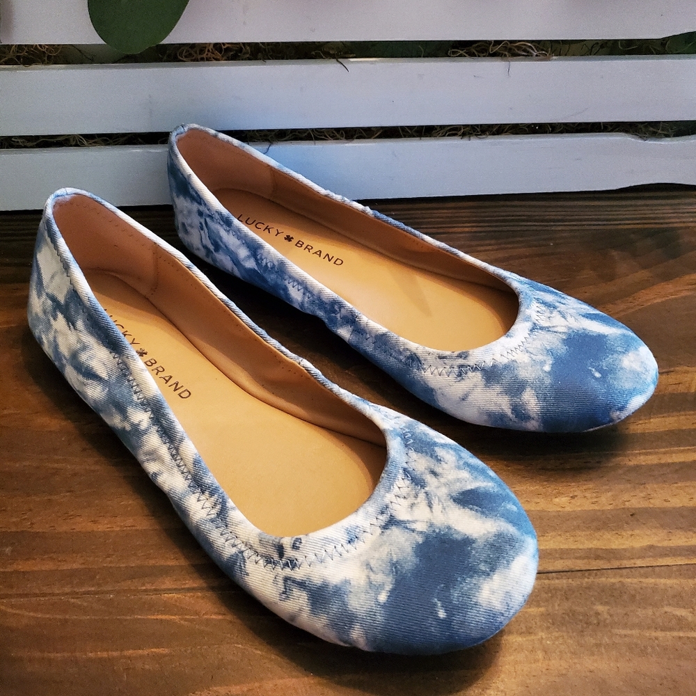 Lucky Brand Emmie Tie Dye Ballet Flats